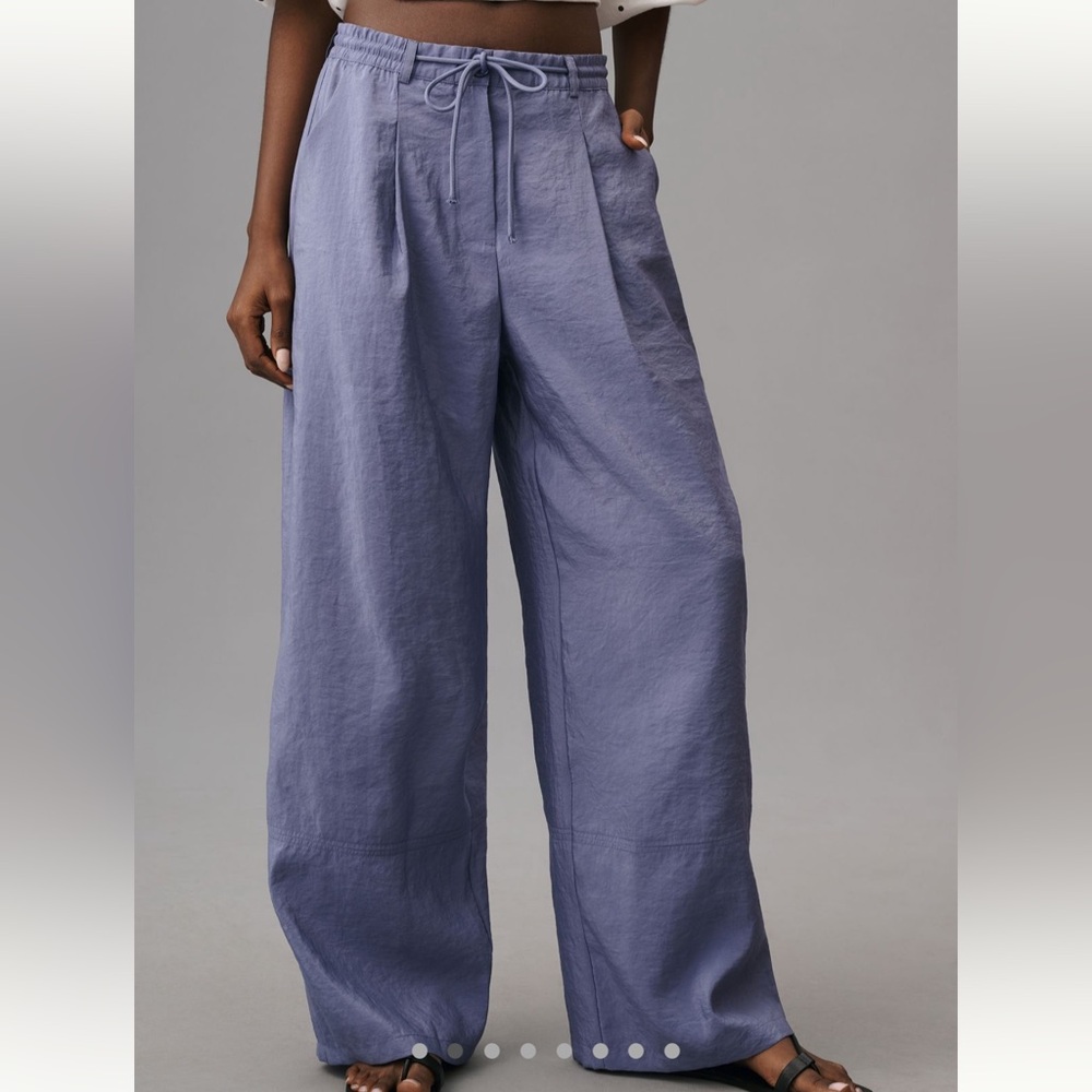 NWOT Maeve Seamed Wide Leg Track Pants